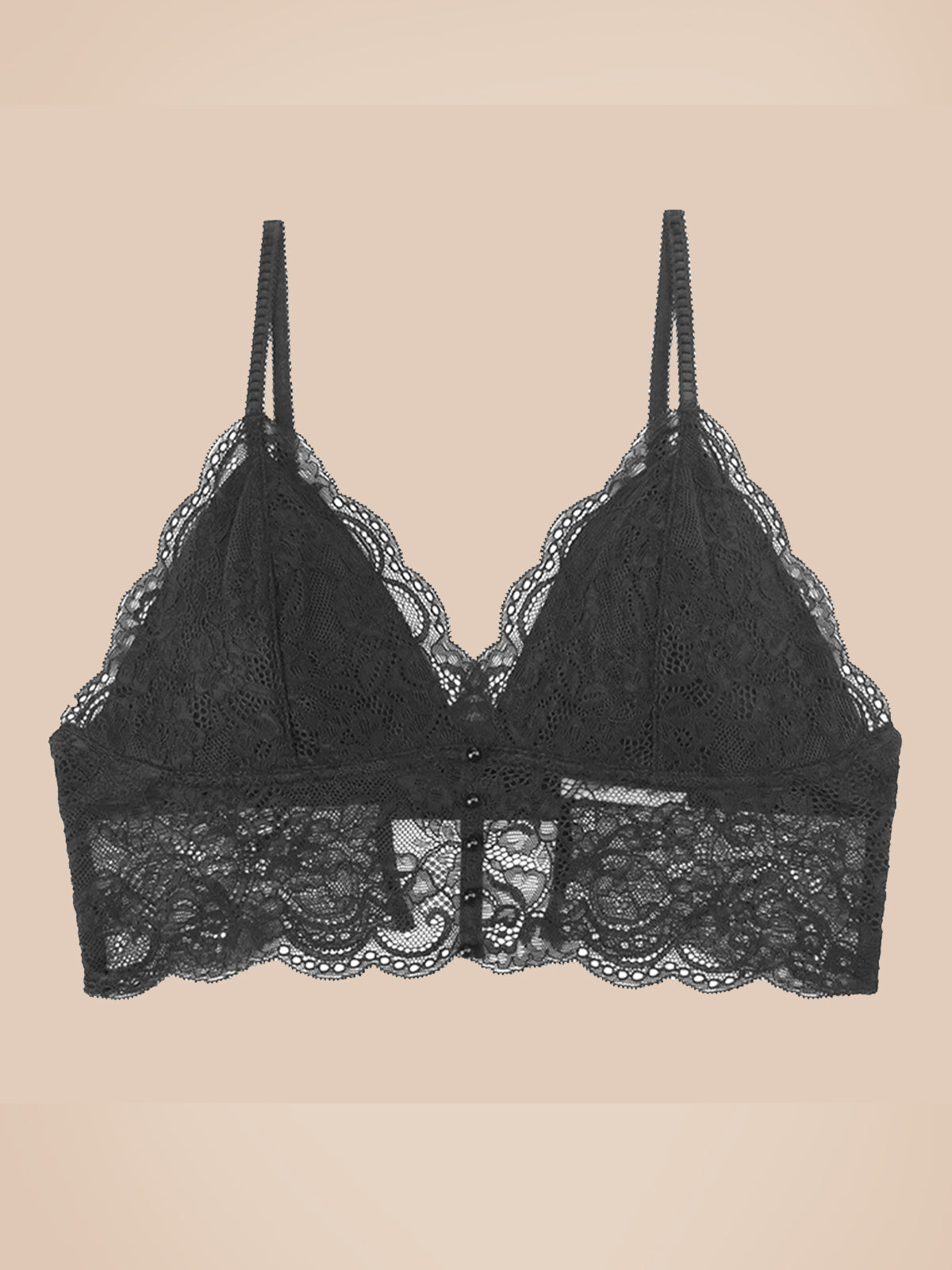 Copa de triángulo francés sexy encaje profundo V ropa interior