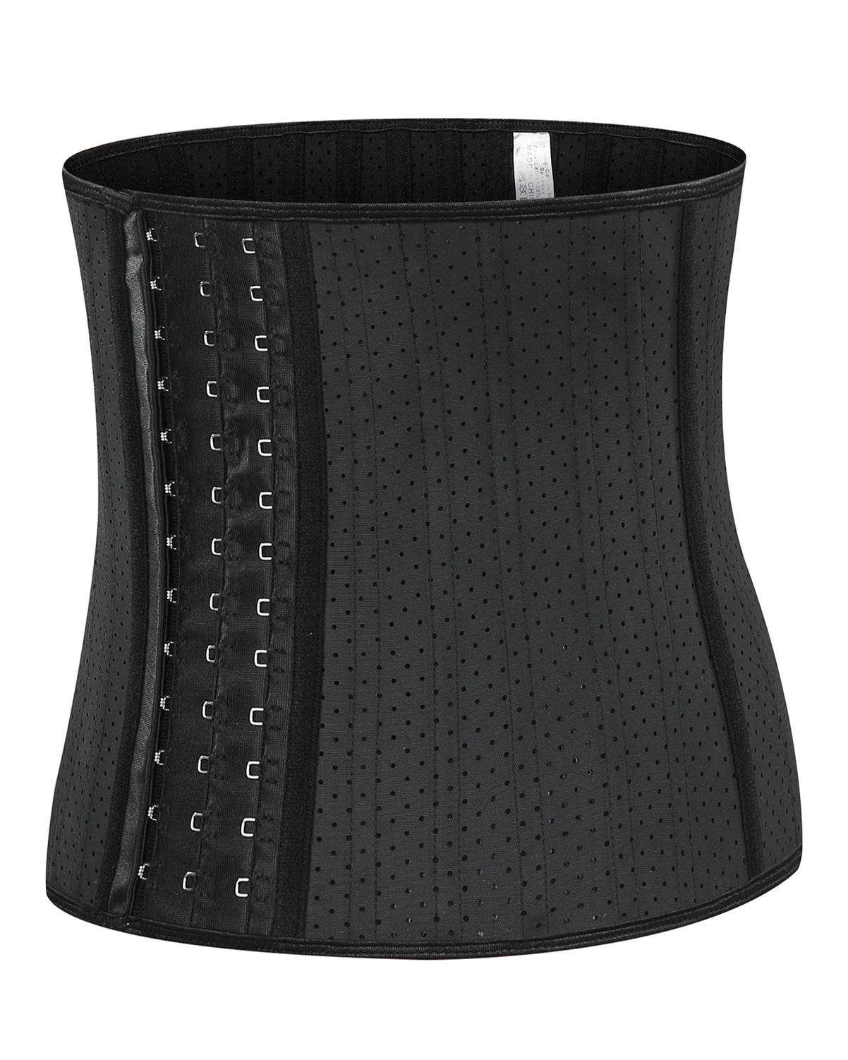 Corsé látex hebilla cintura corsé cinturón latex goma correas corsé