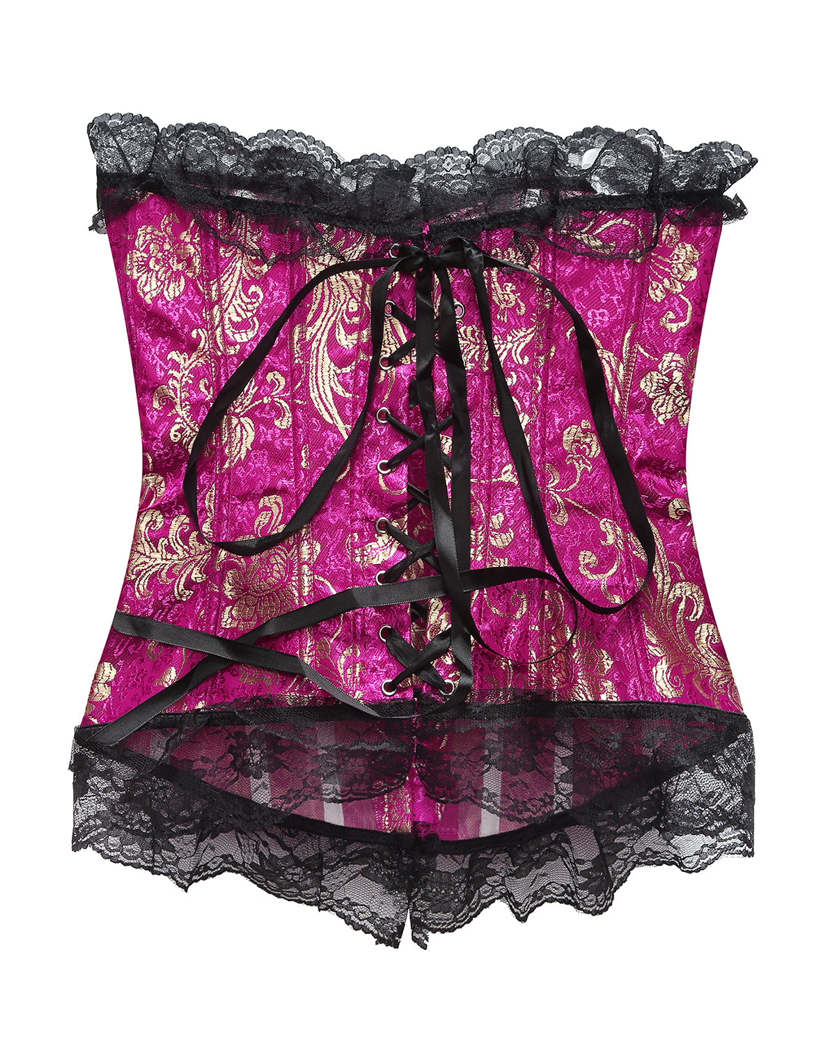 Corsé con cordones para mujer, corpiño moldeador de cuerpo sobre busto