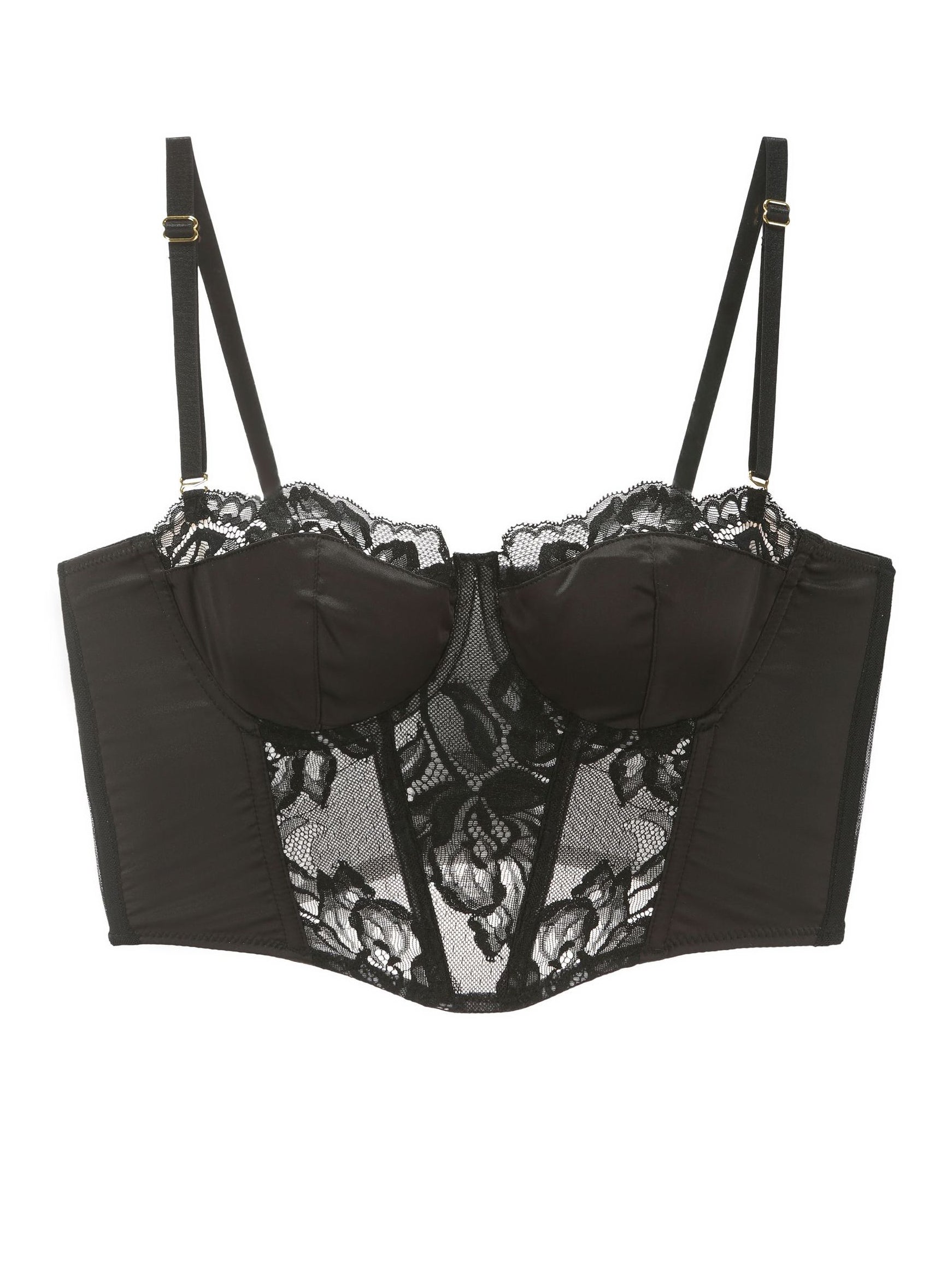 Conjunto de sujetador de encaje de satén largo francés ropa interior