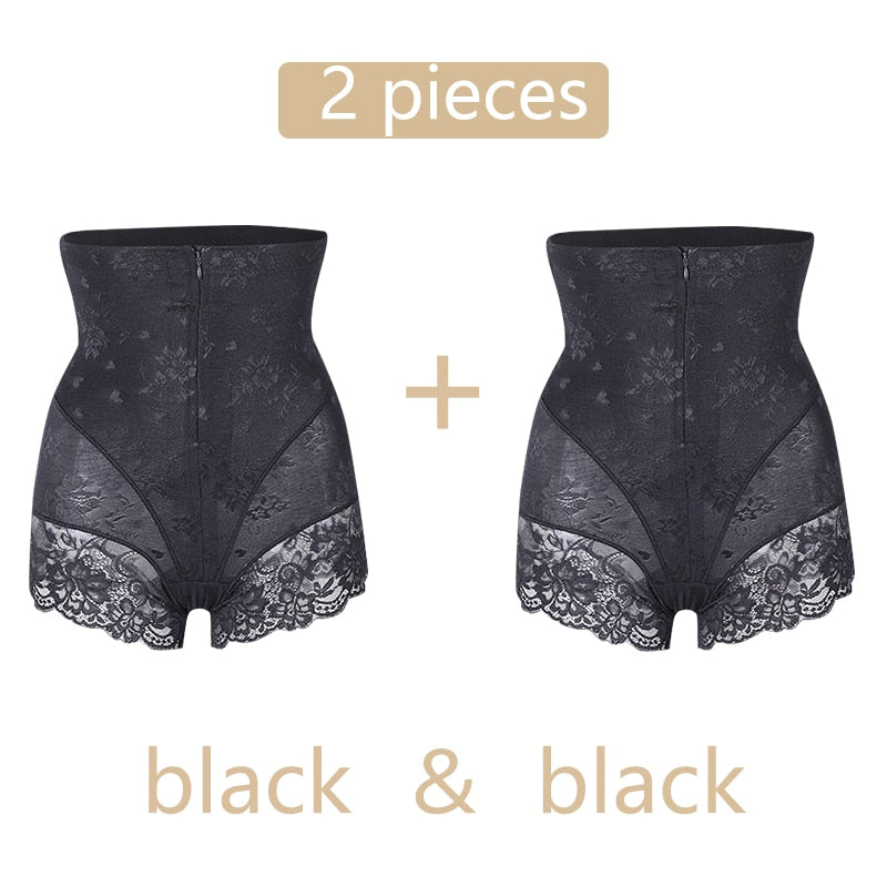 Braguitas de entrenamiento de cintura de encaje sexy