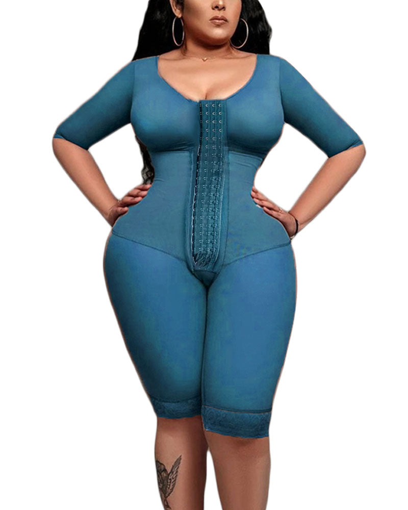 Compresión de brazo de soporte de cuerpo completo con sujetador incorp