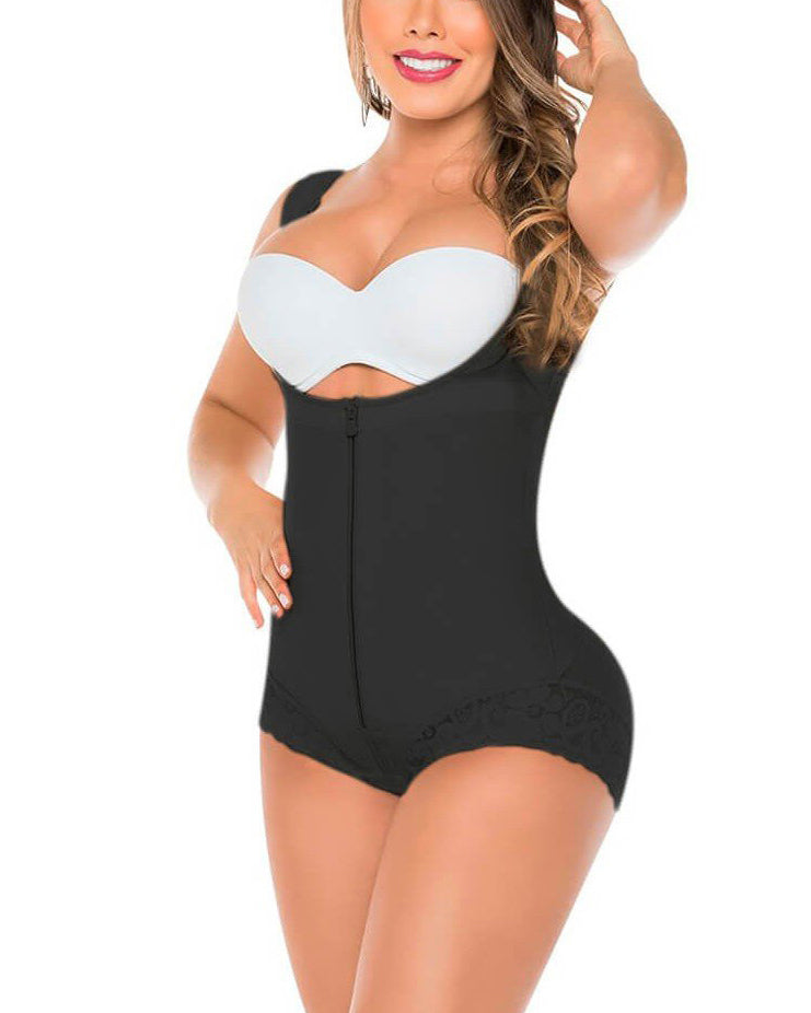 Shorts triángulo encaje compresión pantalones shapewear