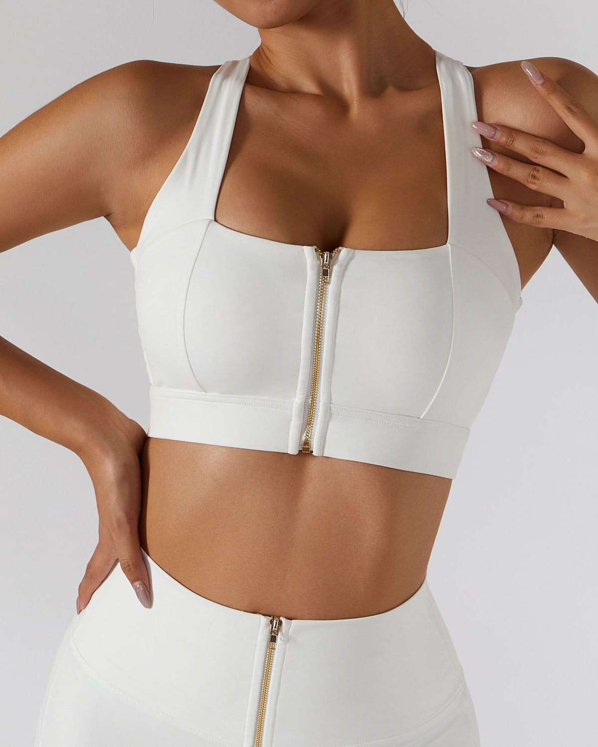 Chaleco de yoga con espalda hermosa a prueba de golpes push up sujetad