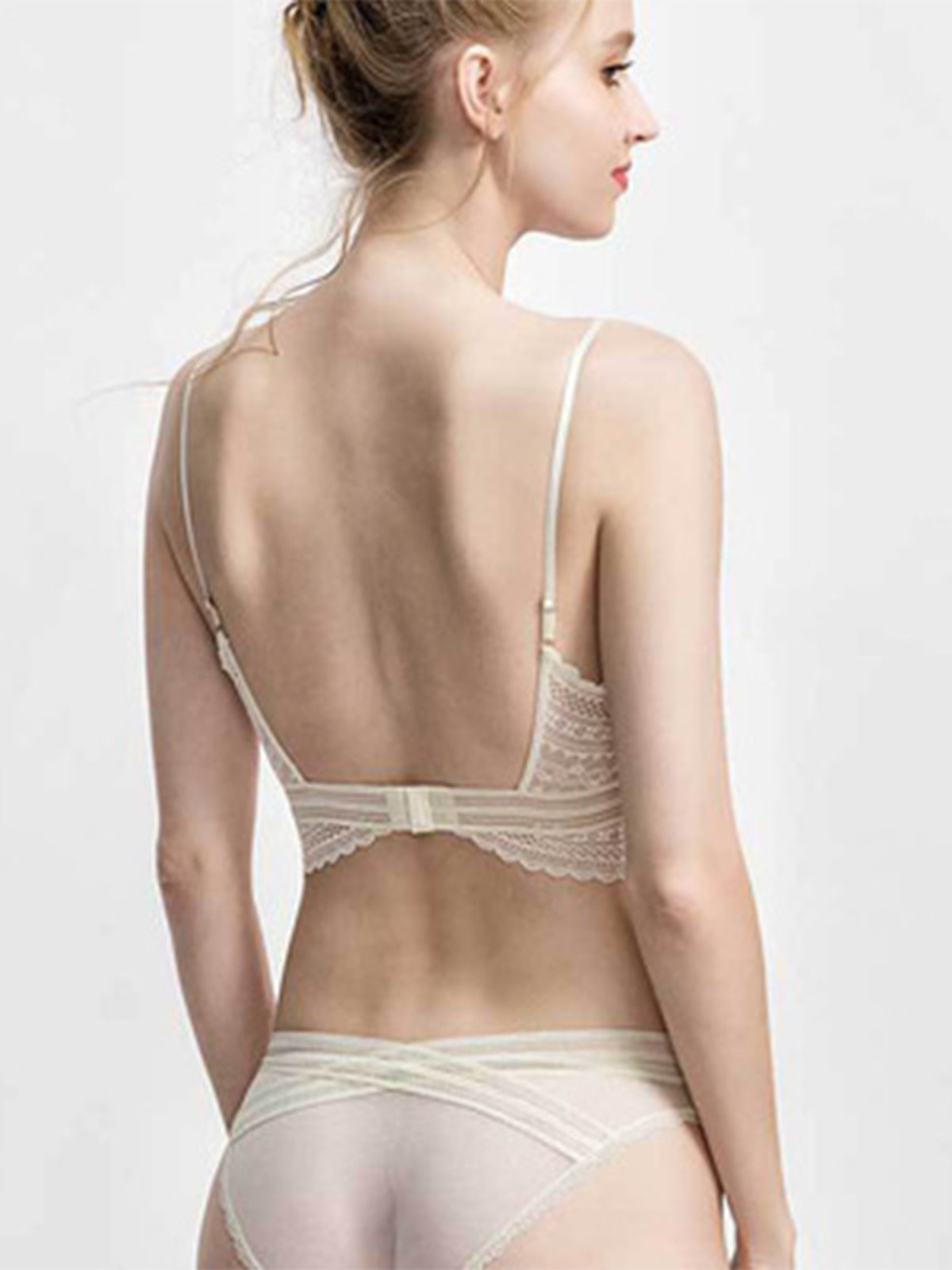 Sujetador de encaje sexy para mujer conjunto de sujetador sin alambre