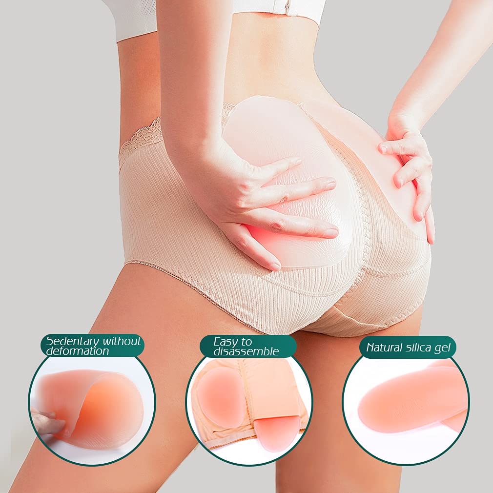 300G Silicone Butt Pads Buttock Enhancer Underwear Silicone Padded Panties for Women