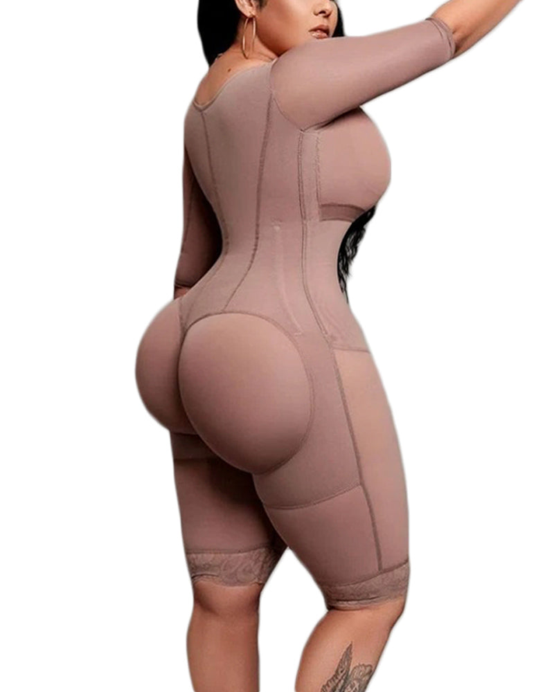 Compresión de brazo de soporte de cuerpo completo con sujetador incorp