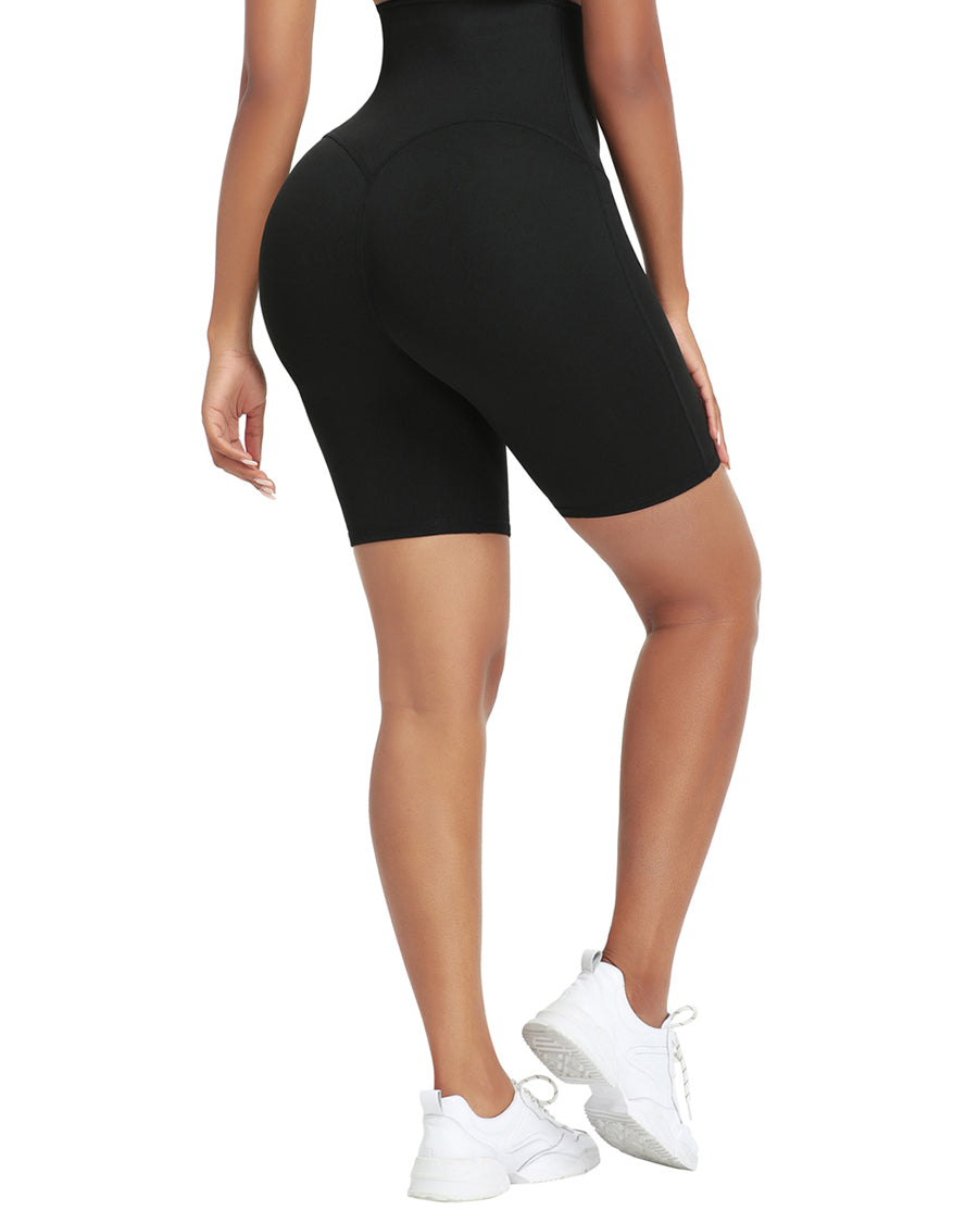 BIKER SHORT WITH NEOPRENE WITH HIGH WAIST TO CONTROL WAIST AND ABDOMEN
