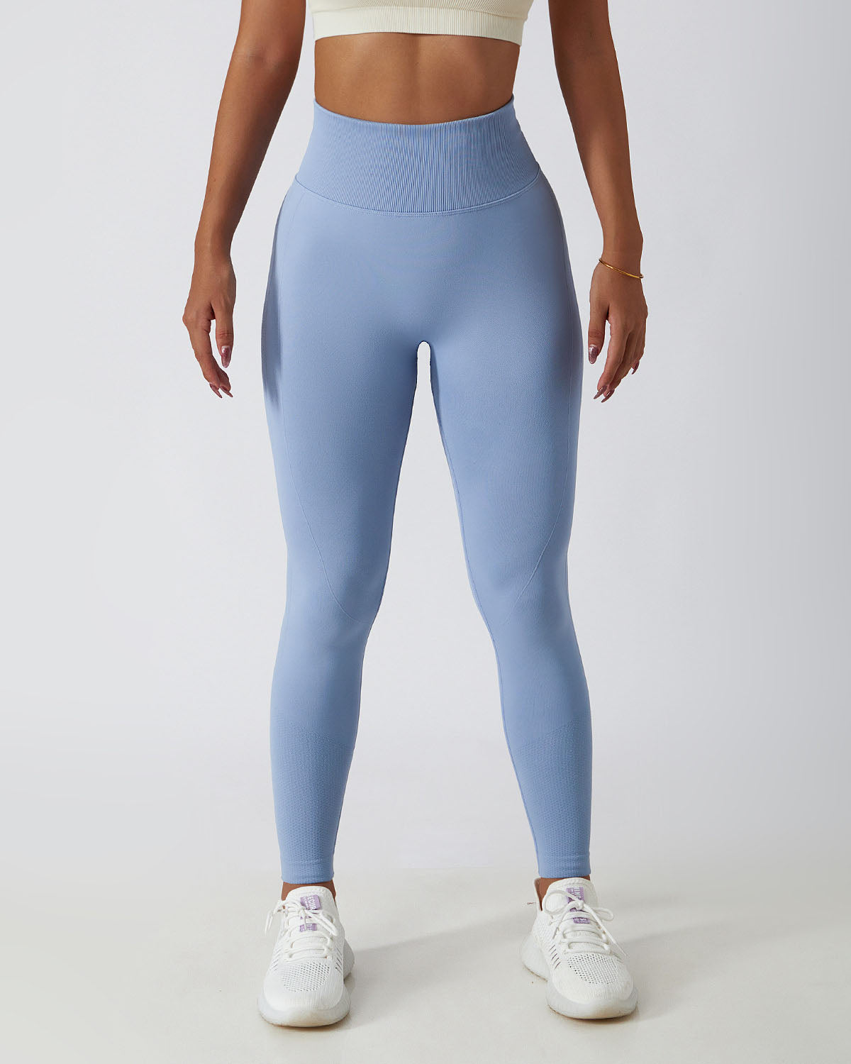 Pantalones de yoga deportivos transpirables de cintura alta ajustados 