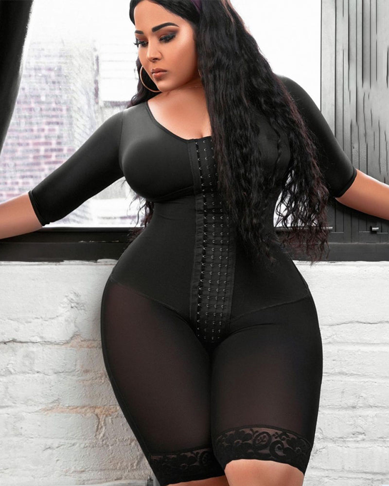 Compresión de brazo de soporte de cuerpo completo con sujetador incorp