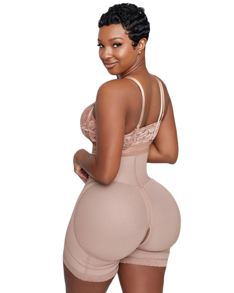 Prendas de compresión fajas para mujer body de doble presión flatten a