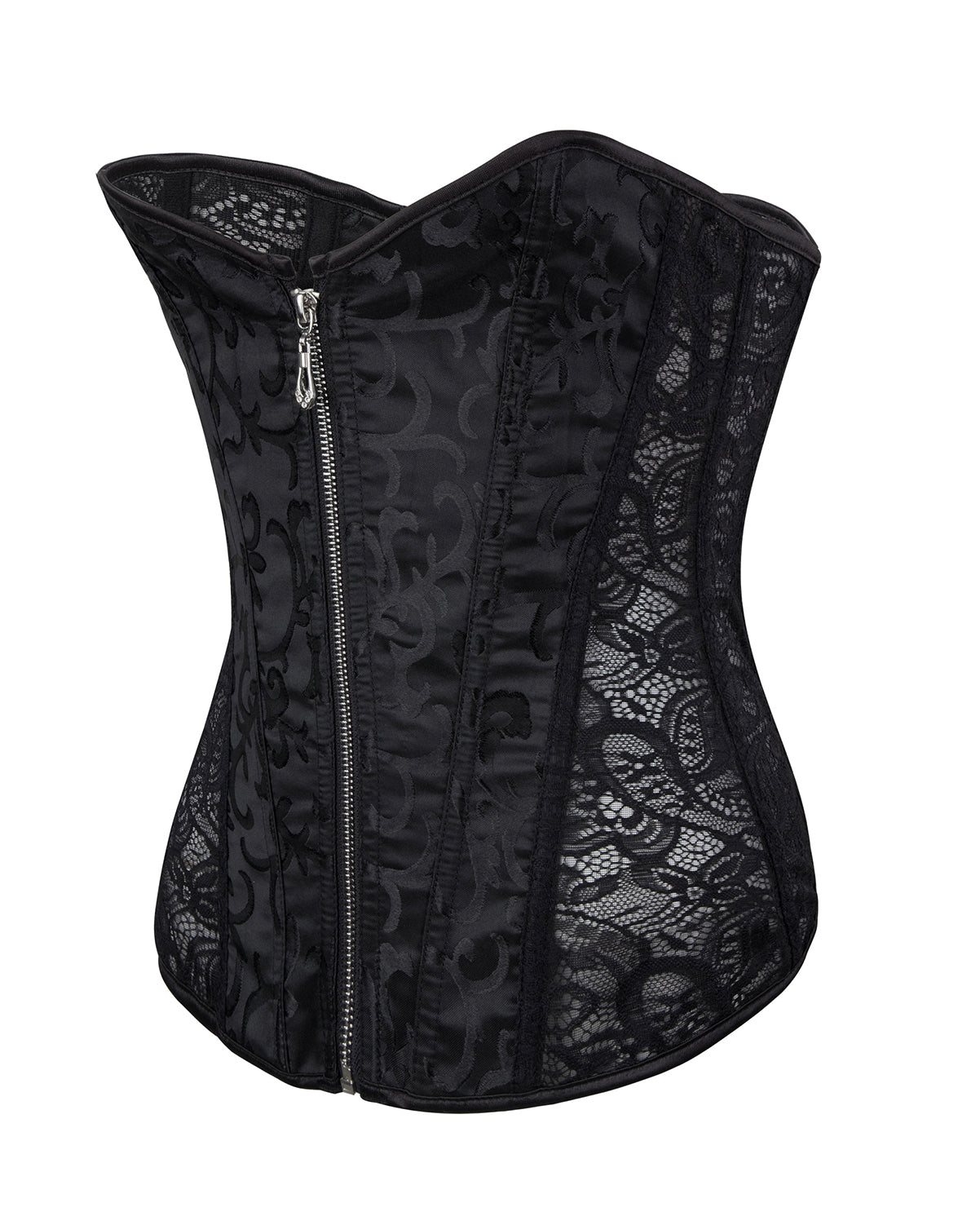 Fajas europeas y americanas con cremallera en los lados de la cadera y