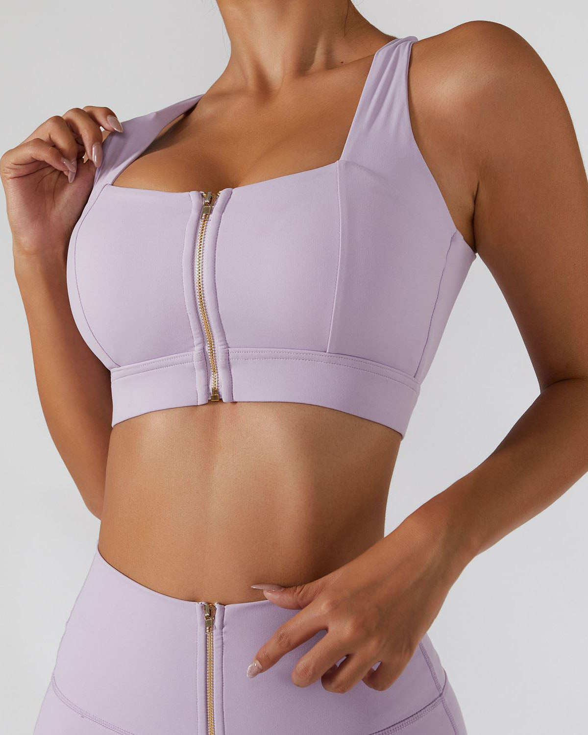 Chaleco de yoga con espalda hermosa a prueba de golpes push up sujetad