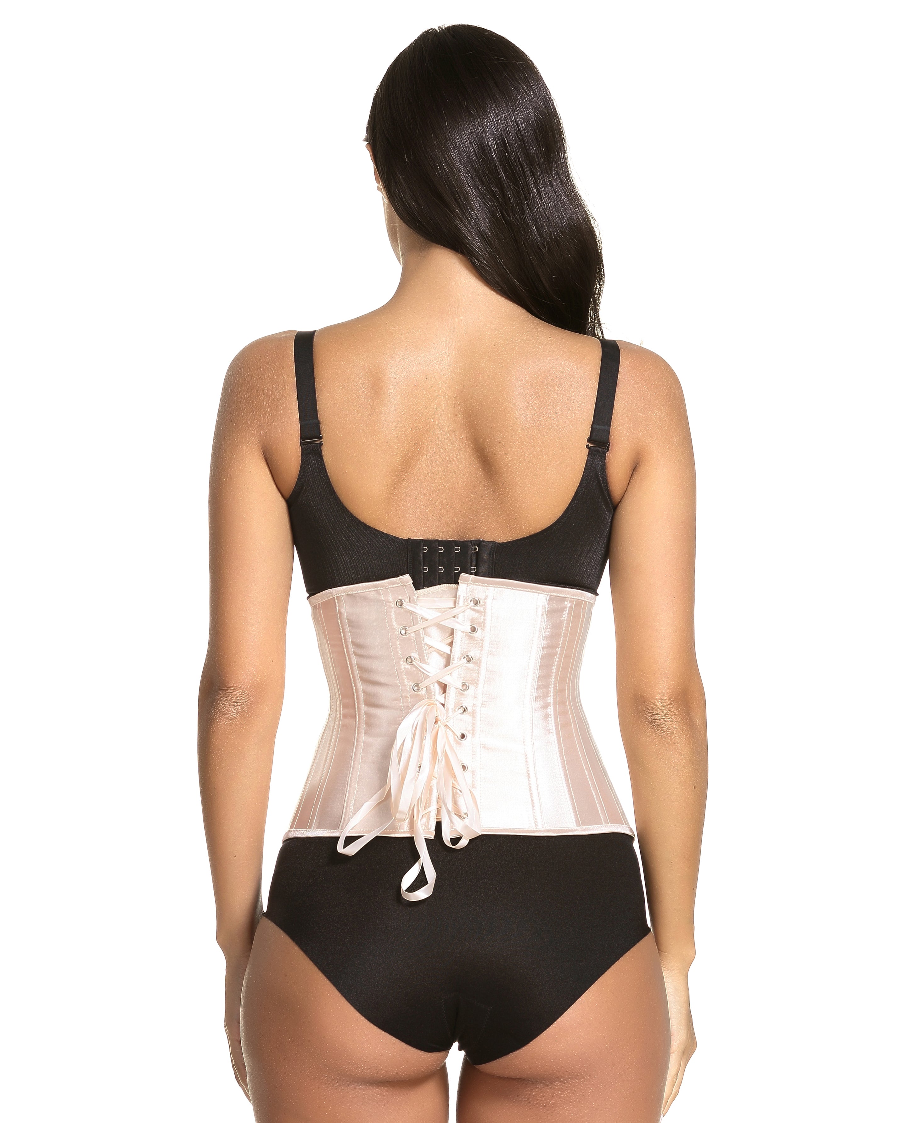 24 faja corset acero satinado