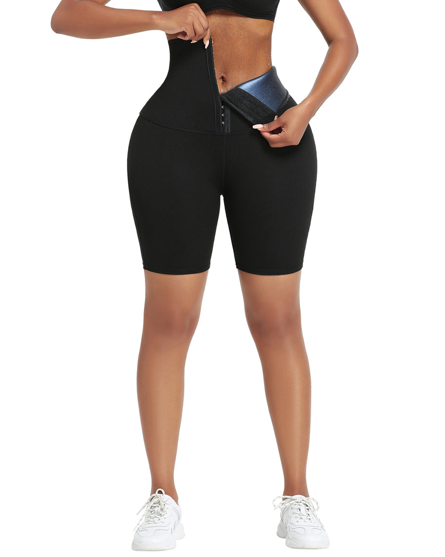 BIKER SHORT WITH NEOPRENE WITH HIGH WAIST TO CONTROL WAIST AND ABDOMEN