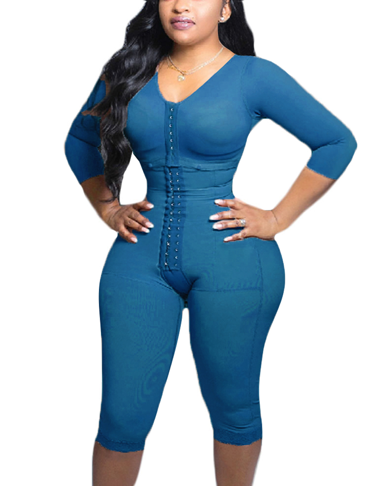 La compresión del brazo de soporte de cuerpo completo encoge la cintura con sujetador incorporado