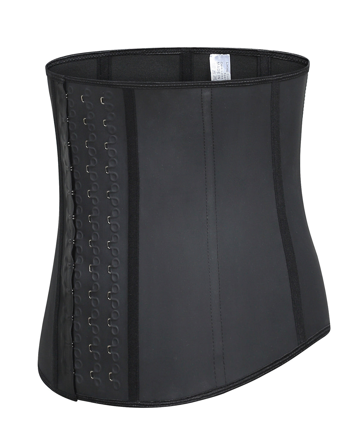 Corsé látex hebilla cintura corsé cinturón latex goma correas corsé