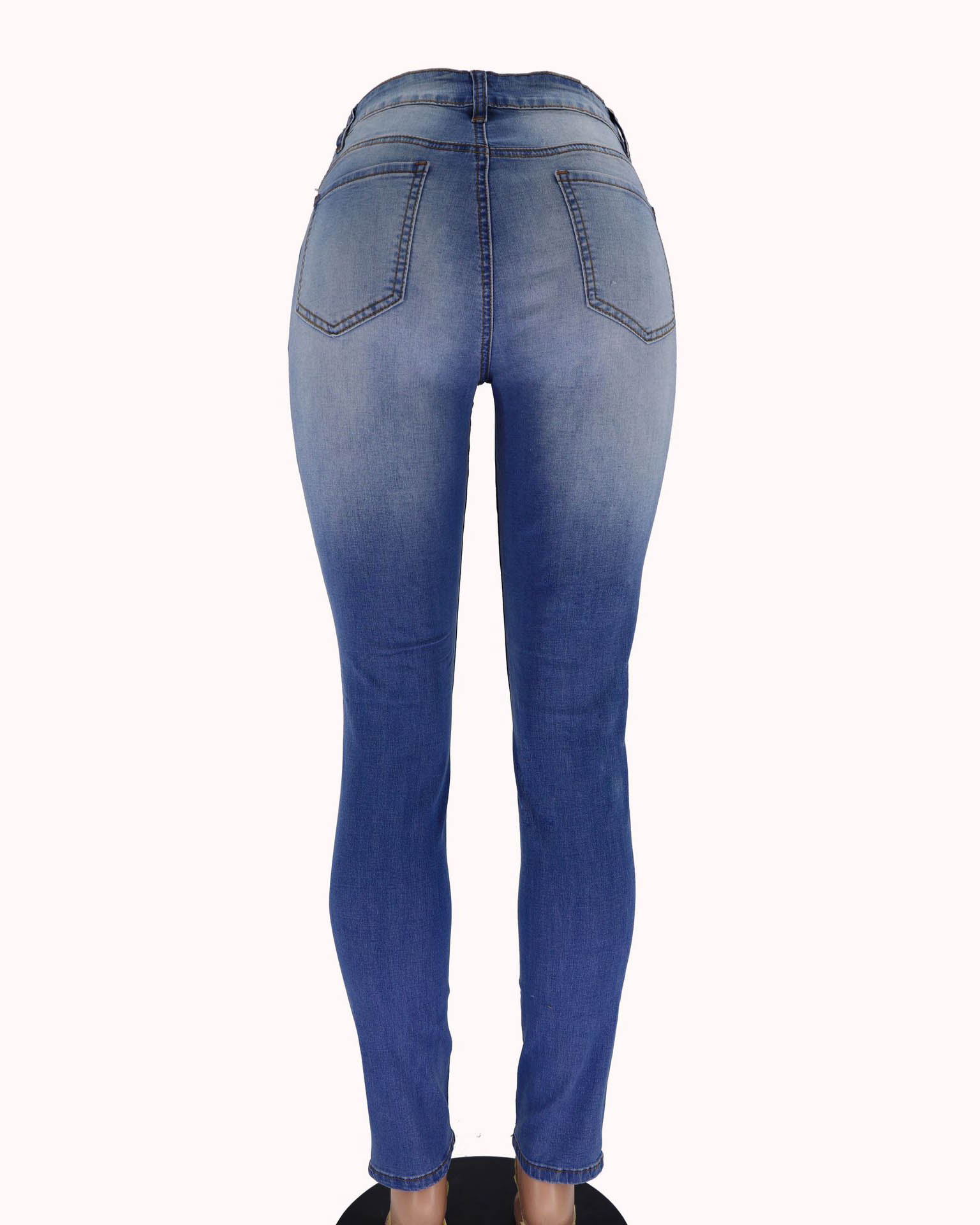 Vaqueros new wish rasgados europeos y americanos