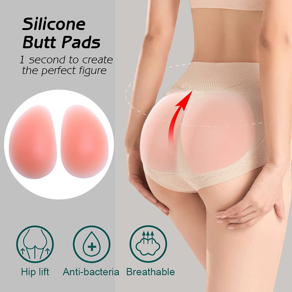 300G Silicone Butt Pads Buttock Enhancer Underwear Silicone Padded Panties for Women