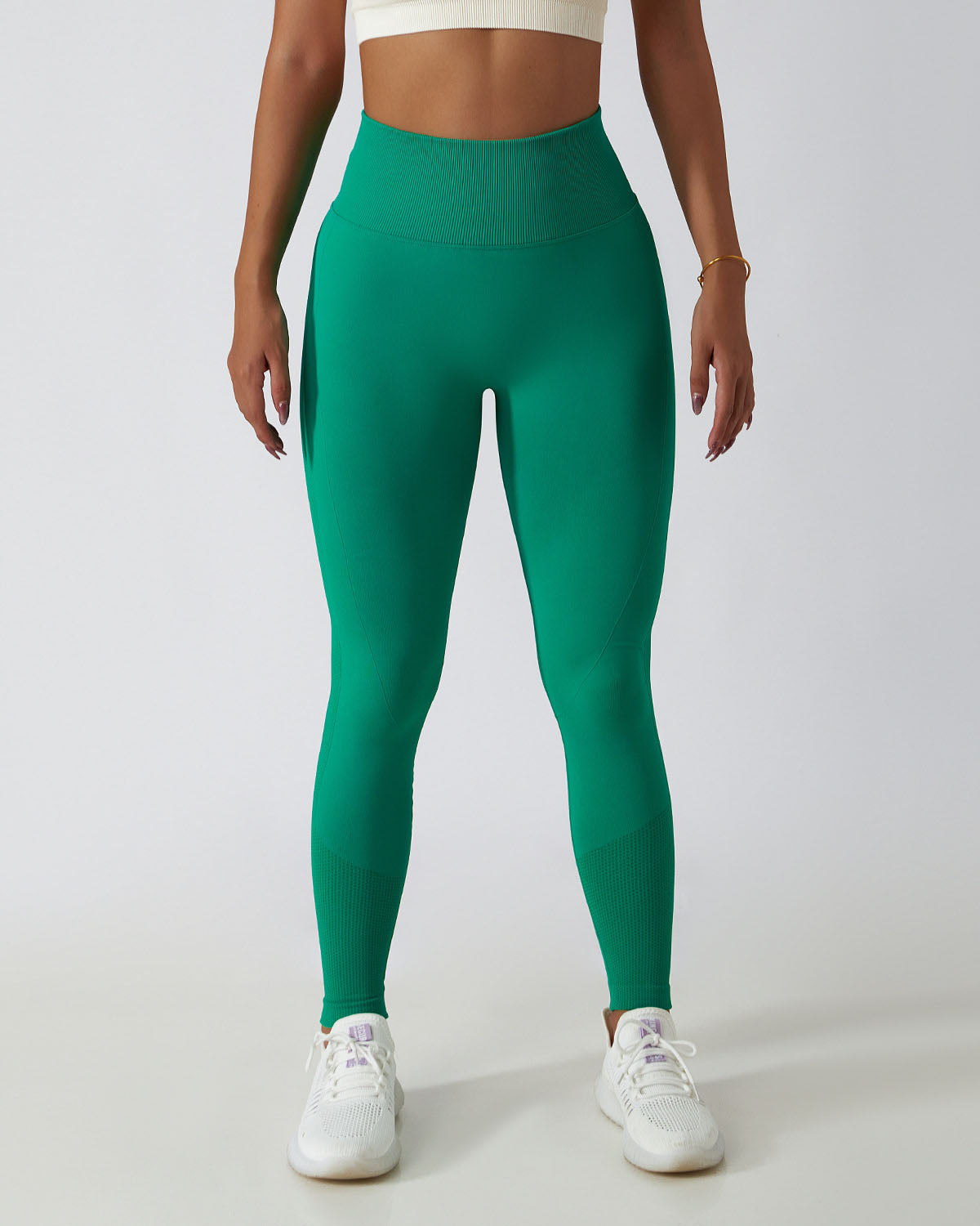 Pantalones de yoga deportivos transpirables de cintura alta ajustados 