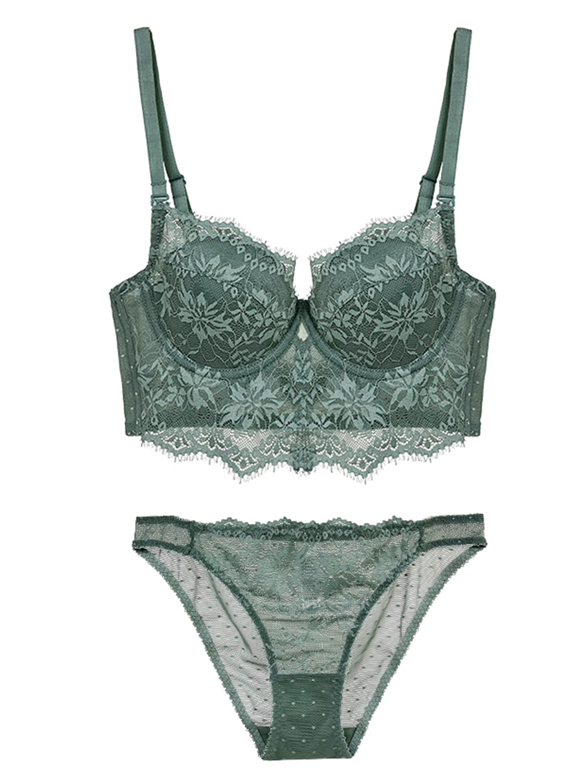 Sujetador flacidez anti-flacidez encaje sexy no sujetador de copa vací