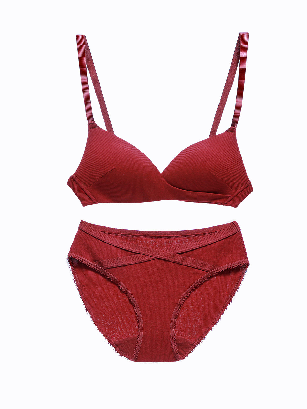 Verano nuevo sin anillo de acero traje fino ropa interior de algodón m