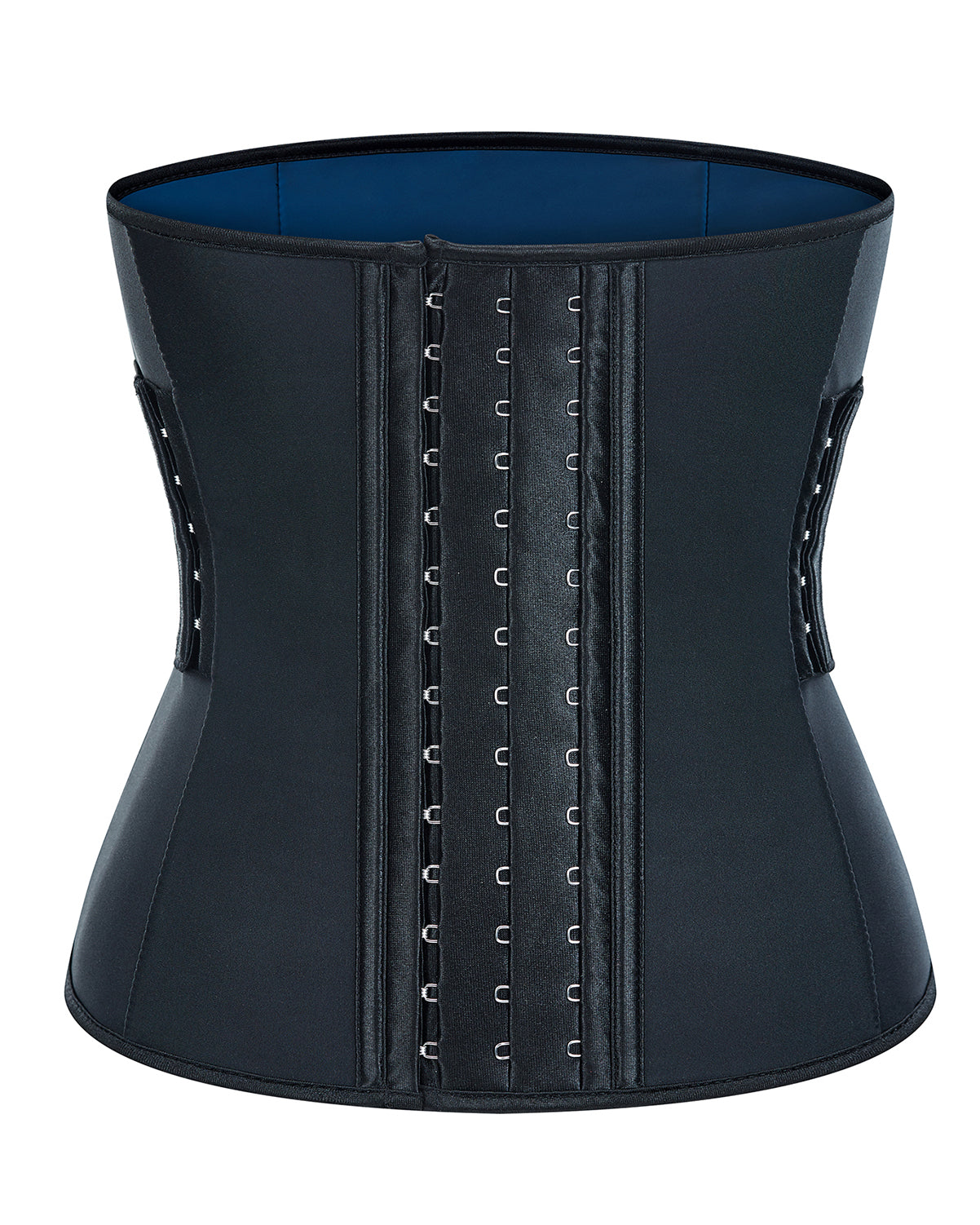 Corsé látex hebilla cintura corsé cinturón latex goma correas corsé