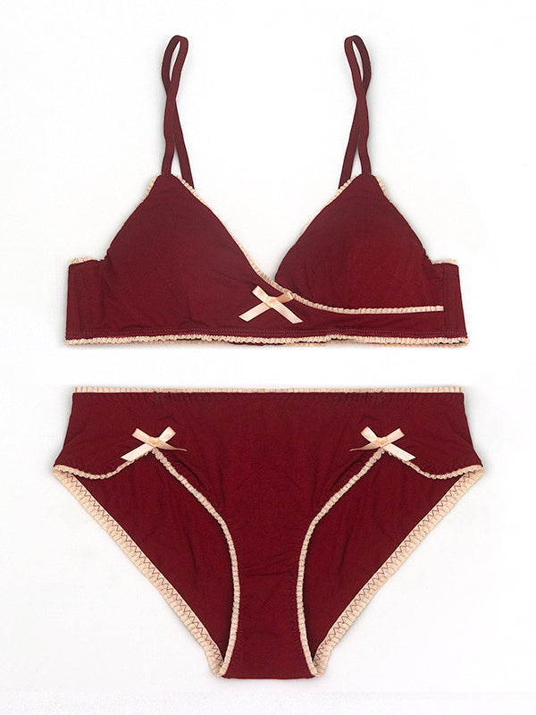 Chica francesa ultrafina sin anillo de acero copa triangular sujetador