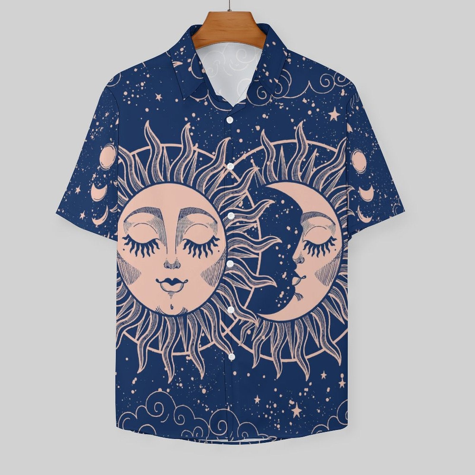 Men's Fashion Casual Printed Short Sleeve Shirts 2306100965