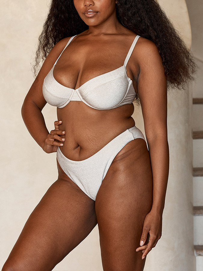 Sexy Solid Bikini and Cover Up