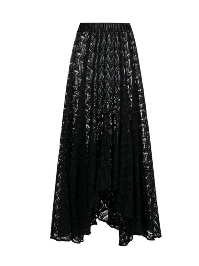 Deep V Red Cutout One Piece Swimsuit and Skirt