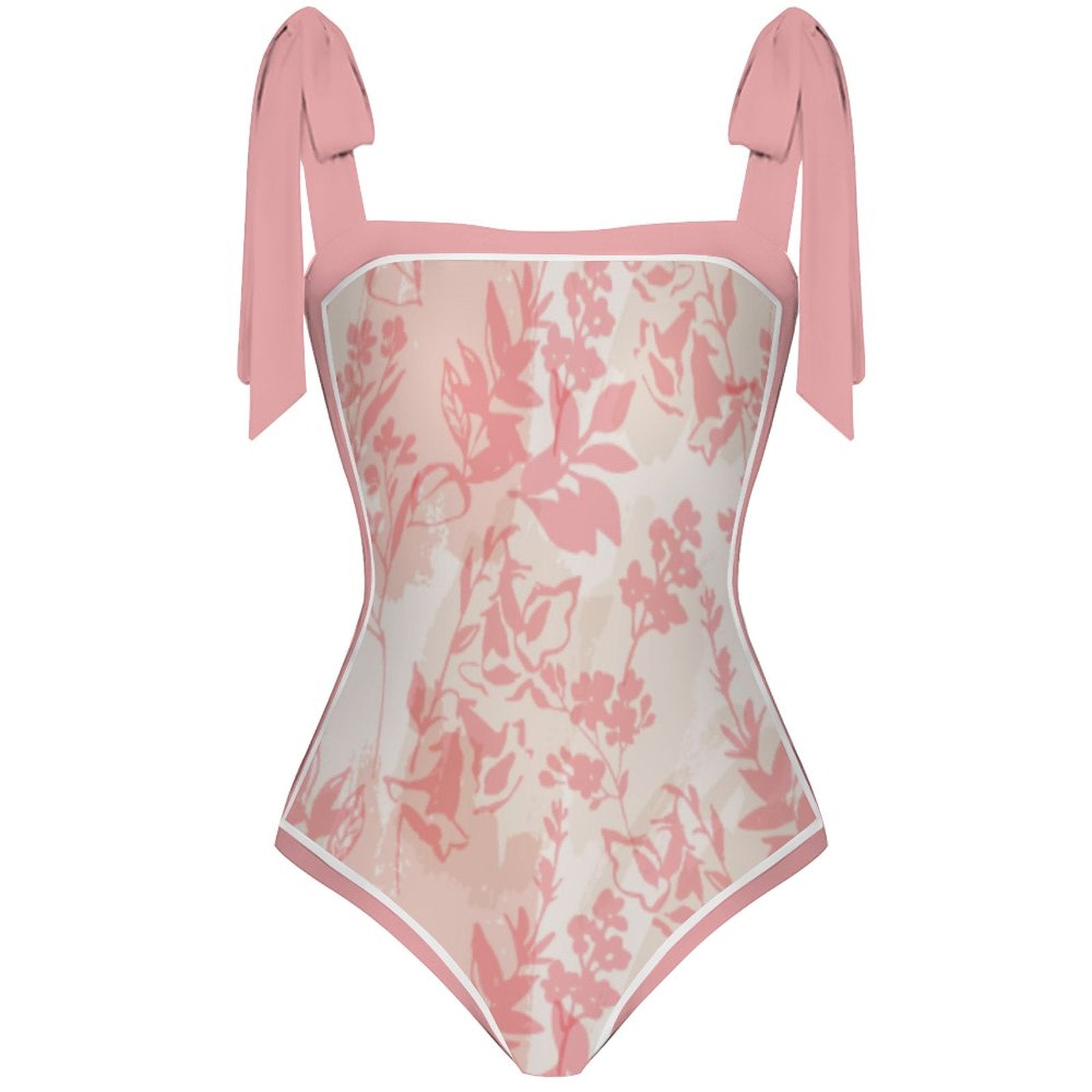 Fashion Printed One Piece Swimsuit And Cover Up 2305104418