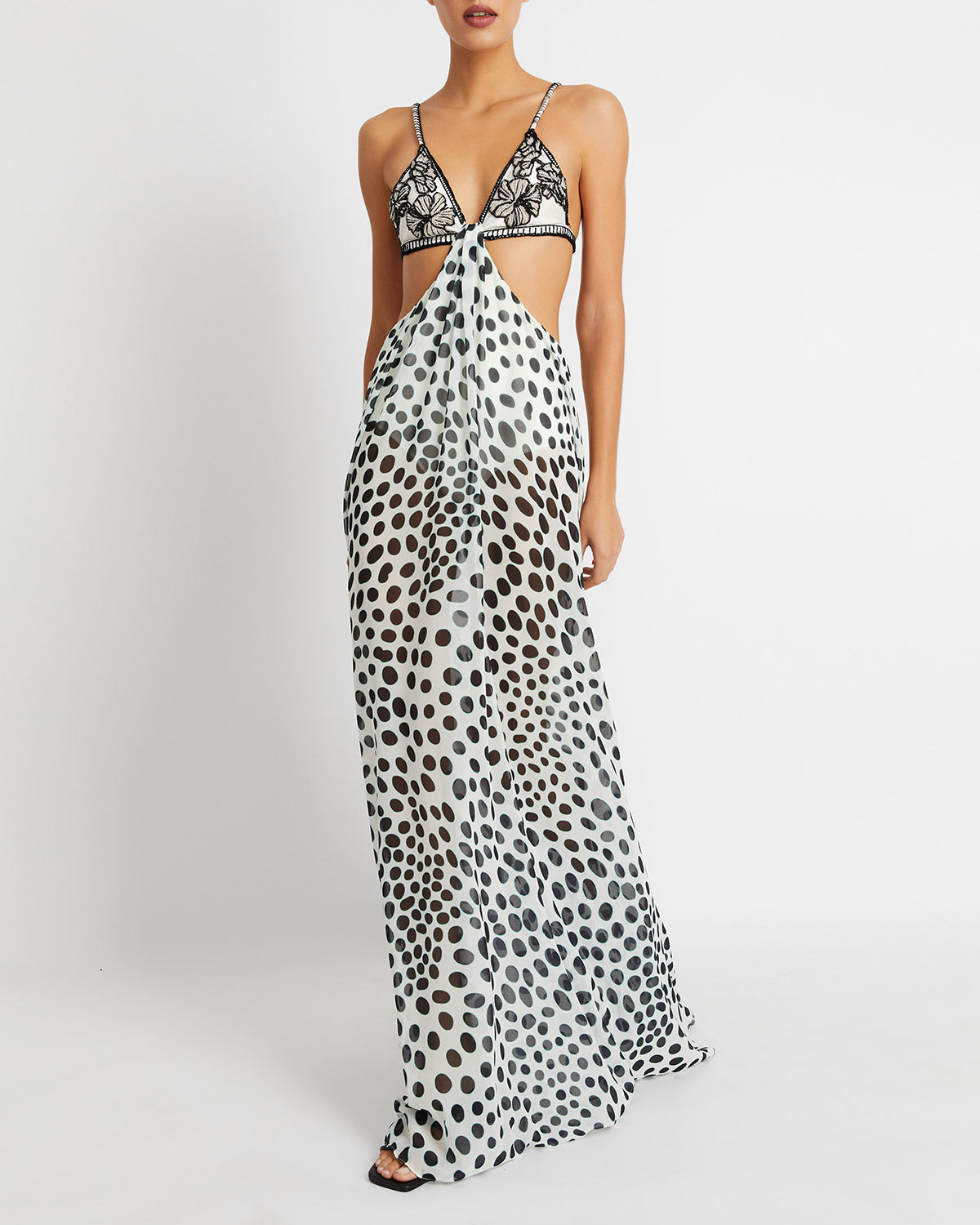 Bossa Embroidered Beach Dress