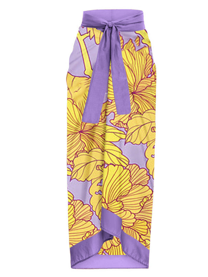 Bandeau Print Fashion One Piece Swimsuit