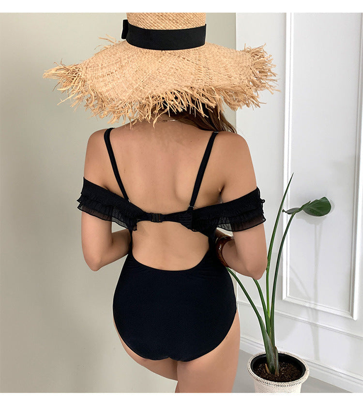 Classy Retro See Through Mesh Sexy  Swimsuit