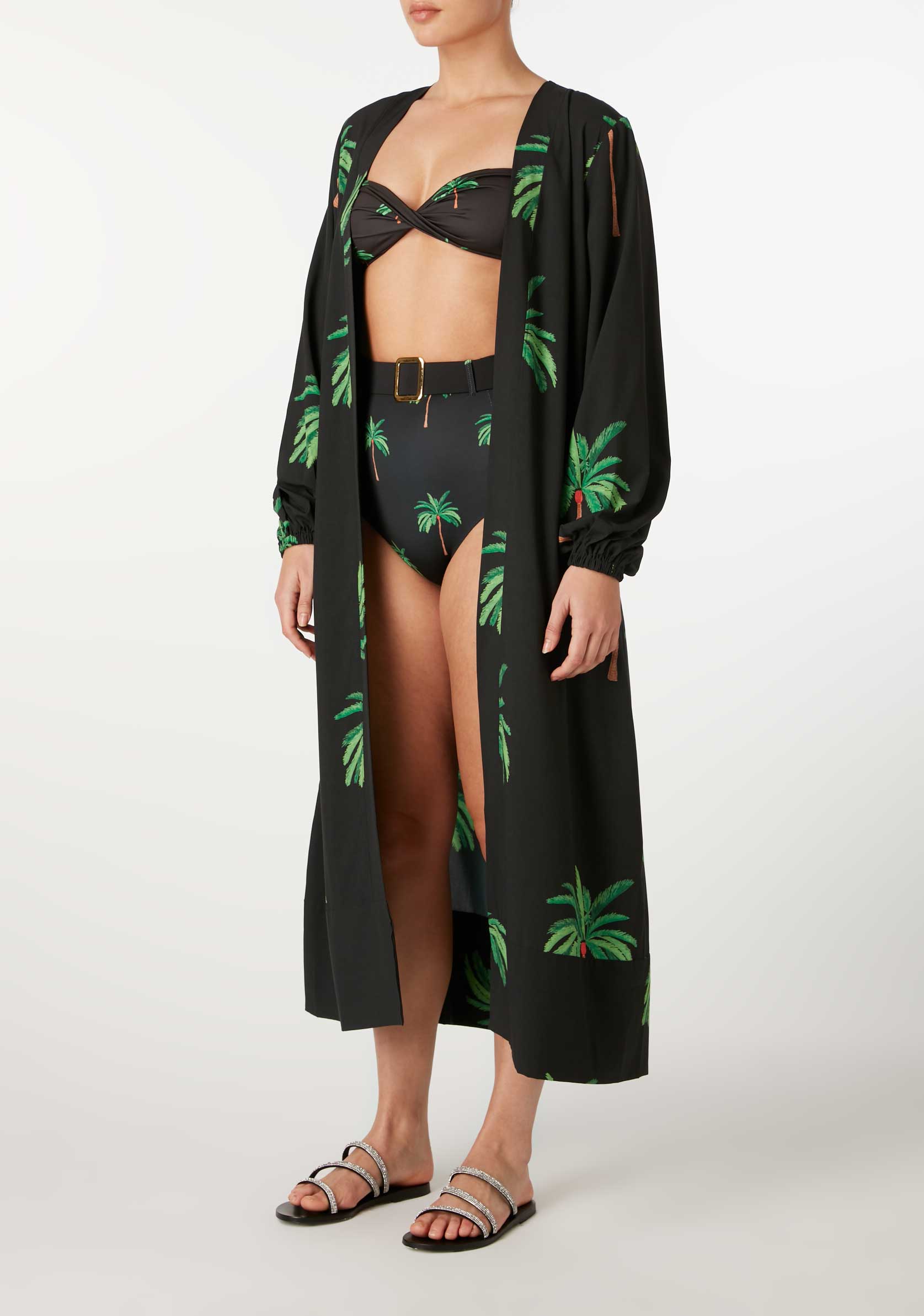 Fashion Print Beach Bikini and Cover Up
