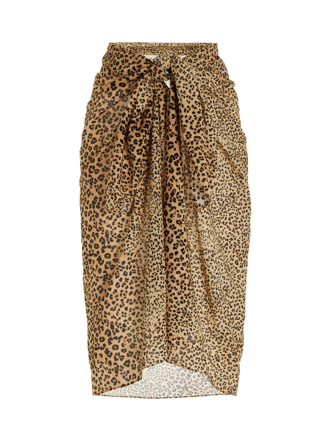 Leopard Print Cutout Fashion One-Piece Swimsuit