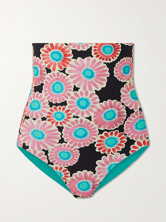 Flower Print Bikini Set