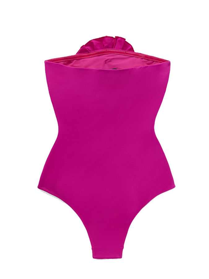 Fashion Flower Design Beach One Piece Swimsuit