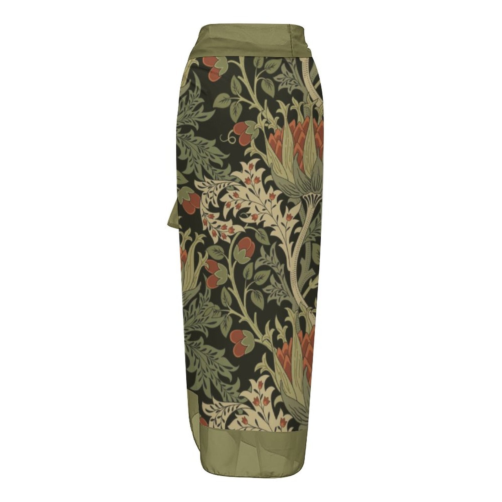 Casual Printed One-Piece Swimsuit And Cover Up 2305102692