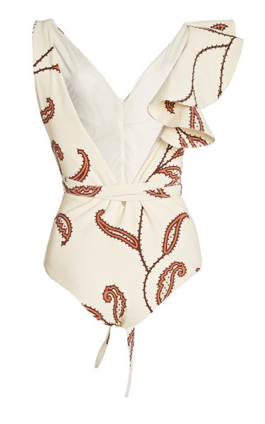 One-Shoulder Ruffled Bikini