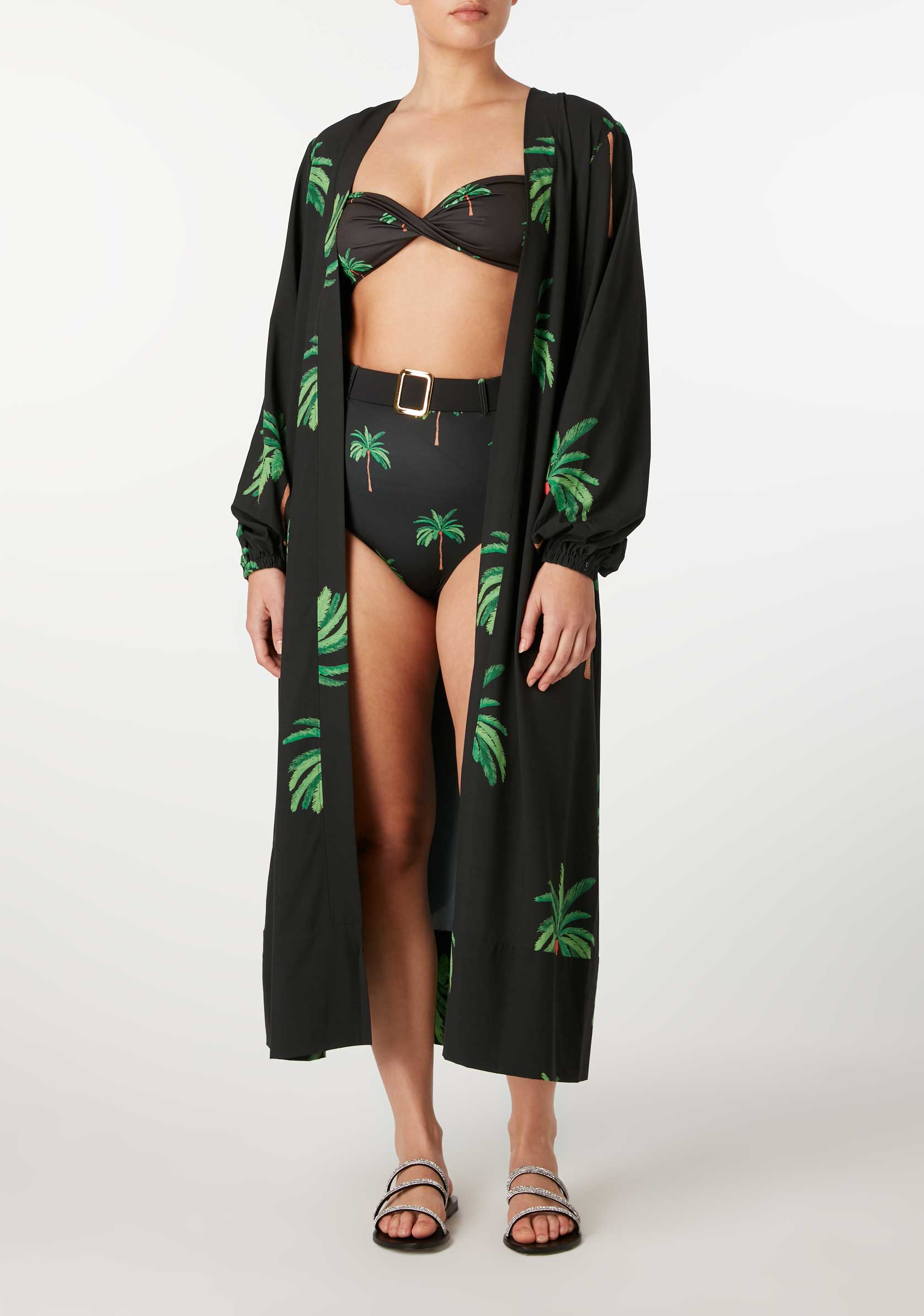 Fashion Print Beach Bikini and Cover Up