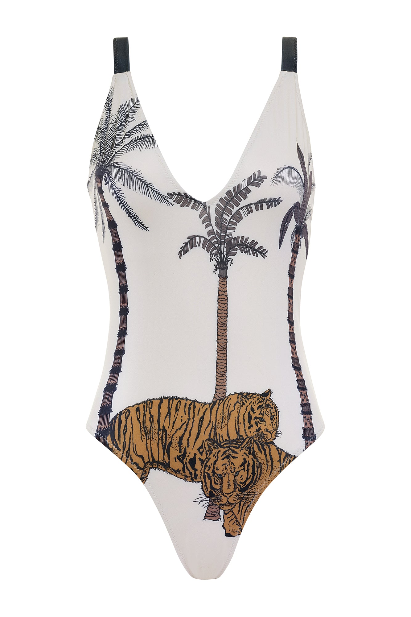 Leopard-print Low-cut Sex Bikini Swimsuit