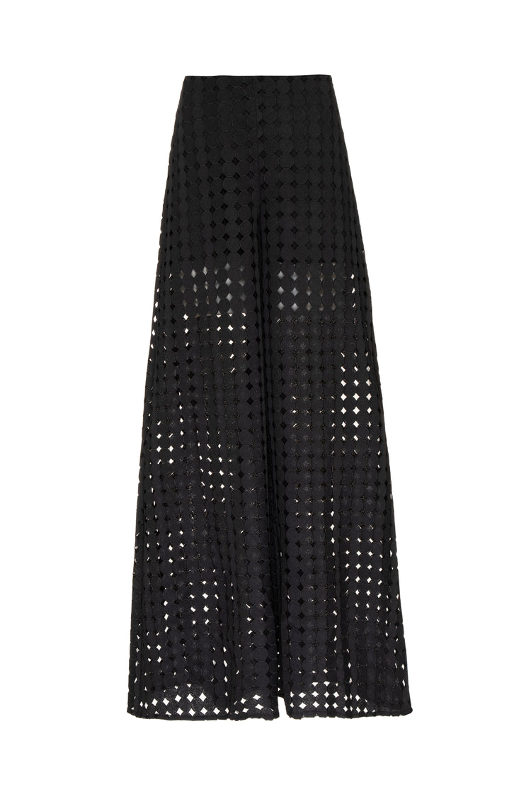 Beaded 3D Floral Swimsuit and Pants