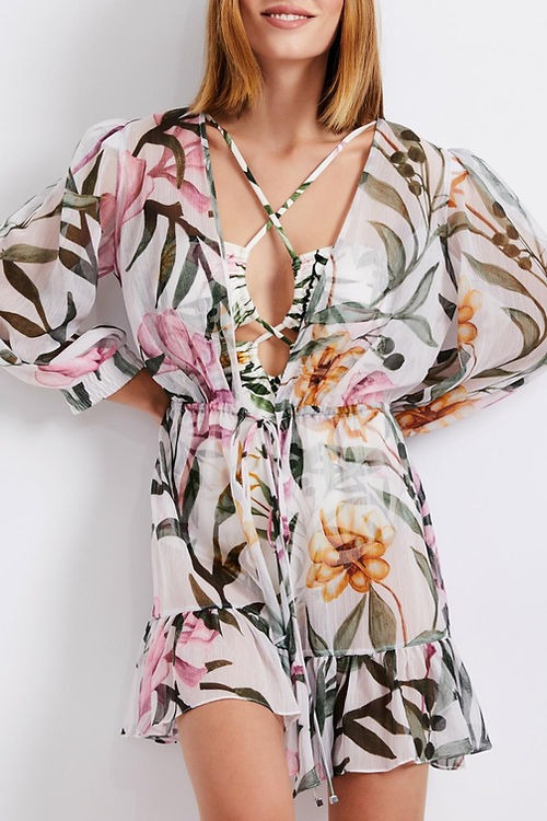 Jasmine Bustier Maxi Dress and Swimsuit