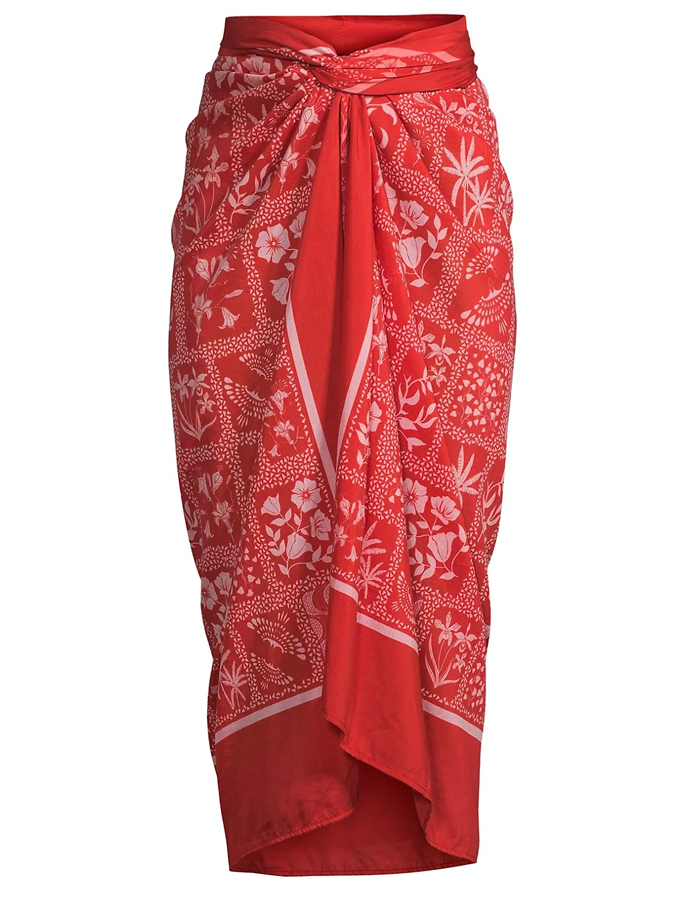 Red Sexy Print Bikini Swimsuit