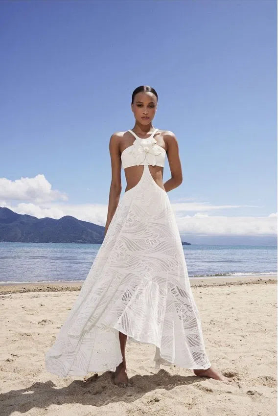 Beach floral swimsuits and cover-ups