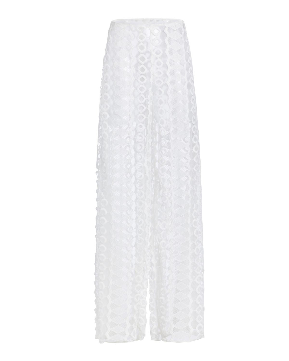 Beaded 3D Floral Swimsuit and Pants