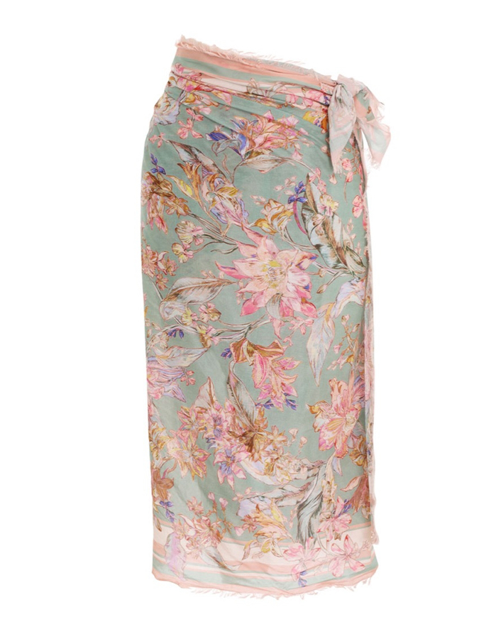 Spliced Cutout One-Piece Swimsuit