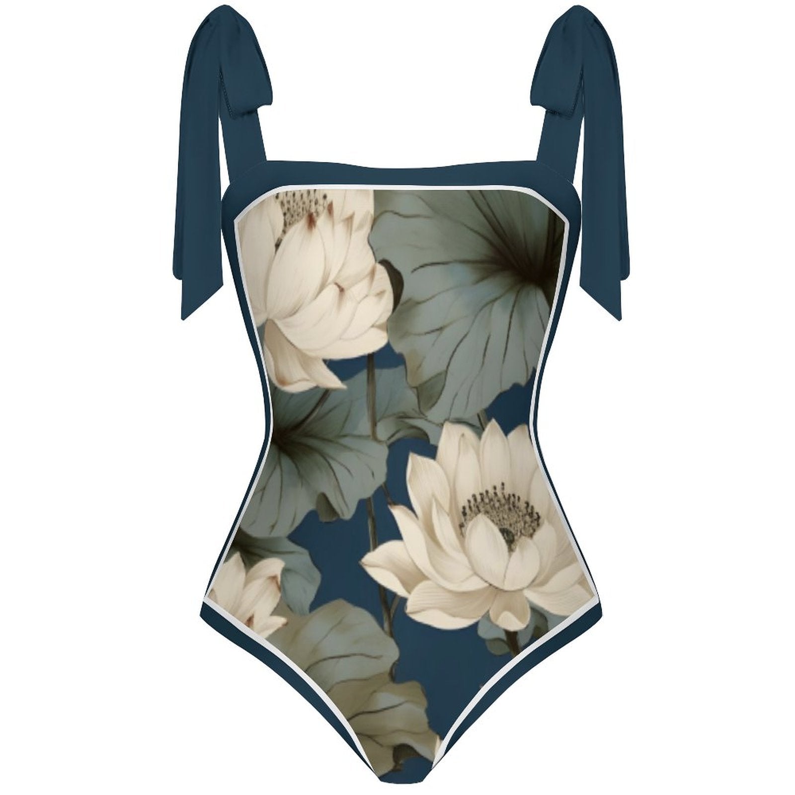 Fashion Printed One Piece Swimsuit And Cover Up 2305104416